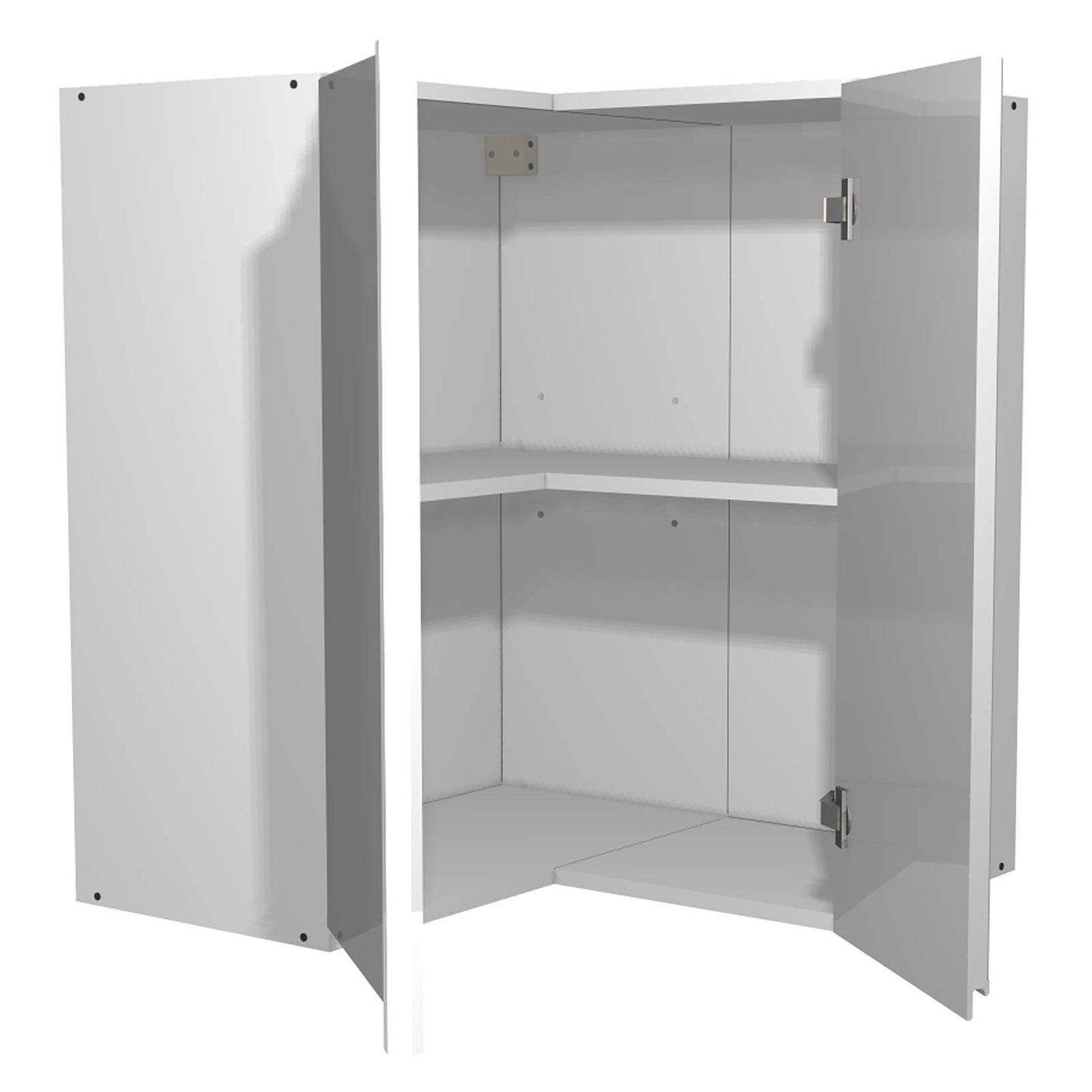 Capri Grey 635mm Corner Wall Unit