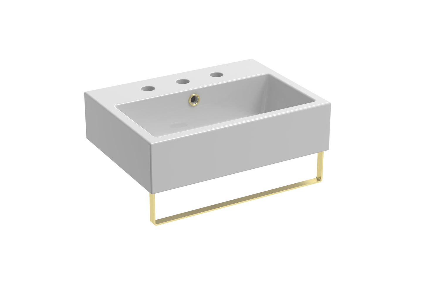 MATTEO 50x37cm washbasin 3TH