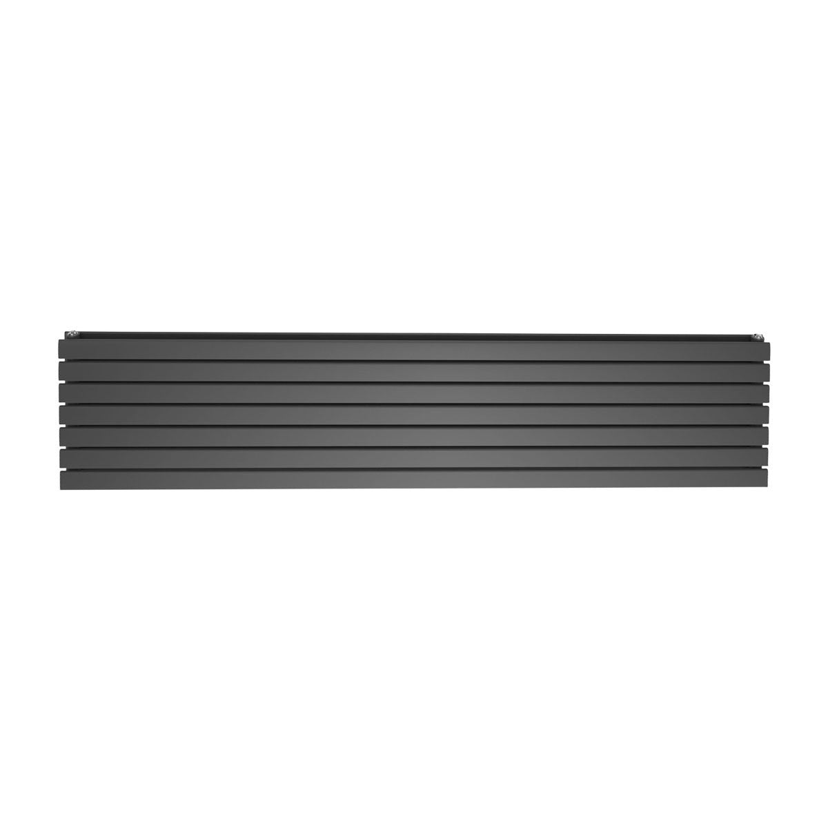 Perth Grey Double Horizontal Flat Panel Radiator 476x1200mm