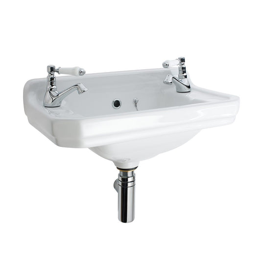Elegant Haven Dunbar 2 Tap Hole Cloakroom Basin