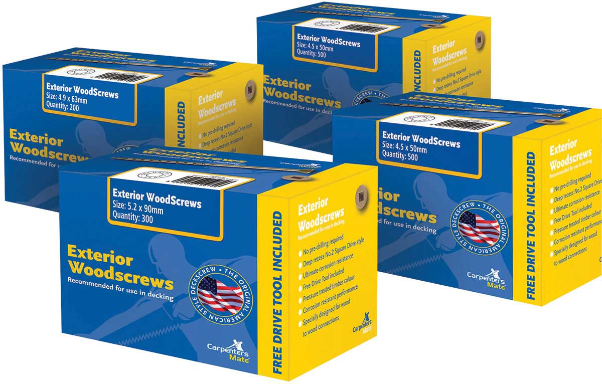 Carpenters Mate 63mm Deck Screw