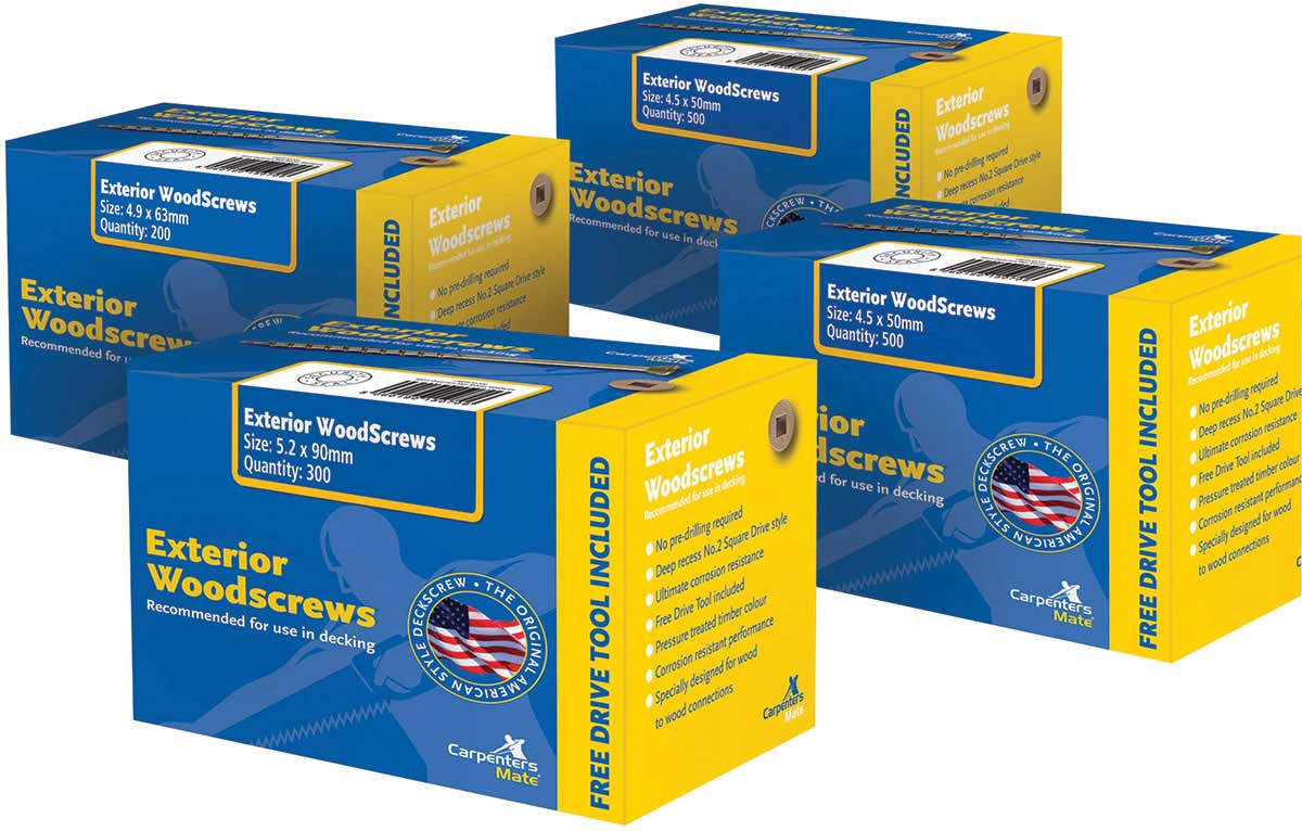 Carpenters Mate 90mm Deck Screw