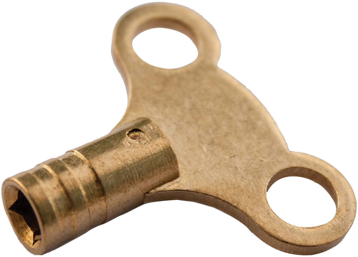 Brass Clock Type Radiator Key