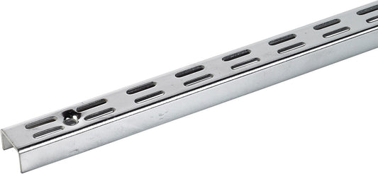 Chrome Twinslot Shelving Upright