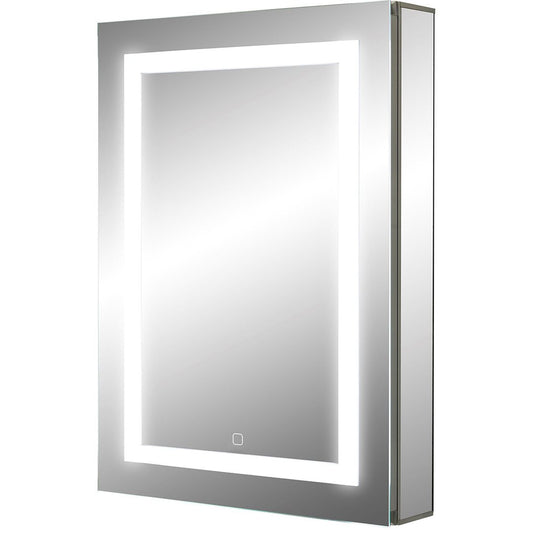 Elegant Haven Harris 500mm 1 Door Led Bathroom Mirror Cabinet