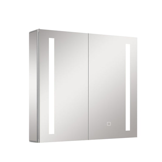 Elegant Haven Comrie 600mm 2 Door Led Bathroom Mirror Cabinet