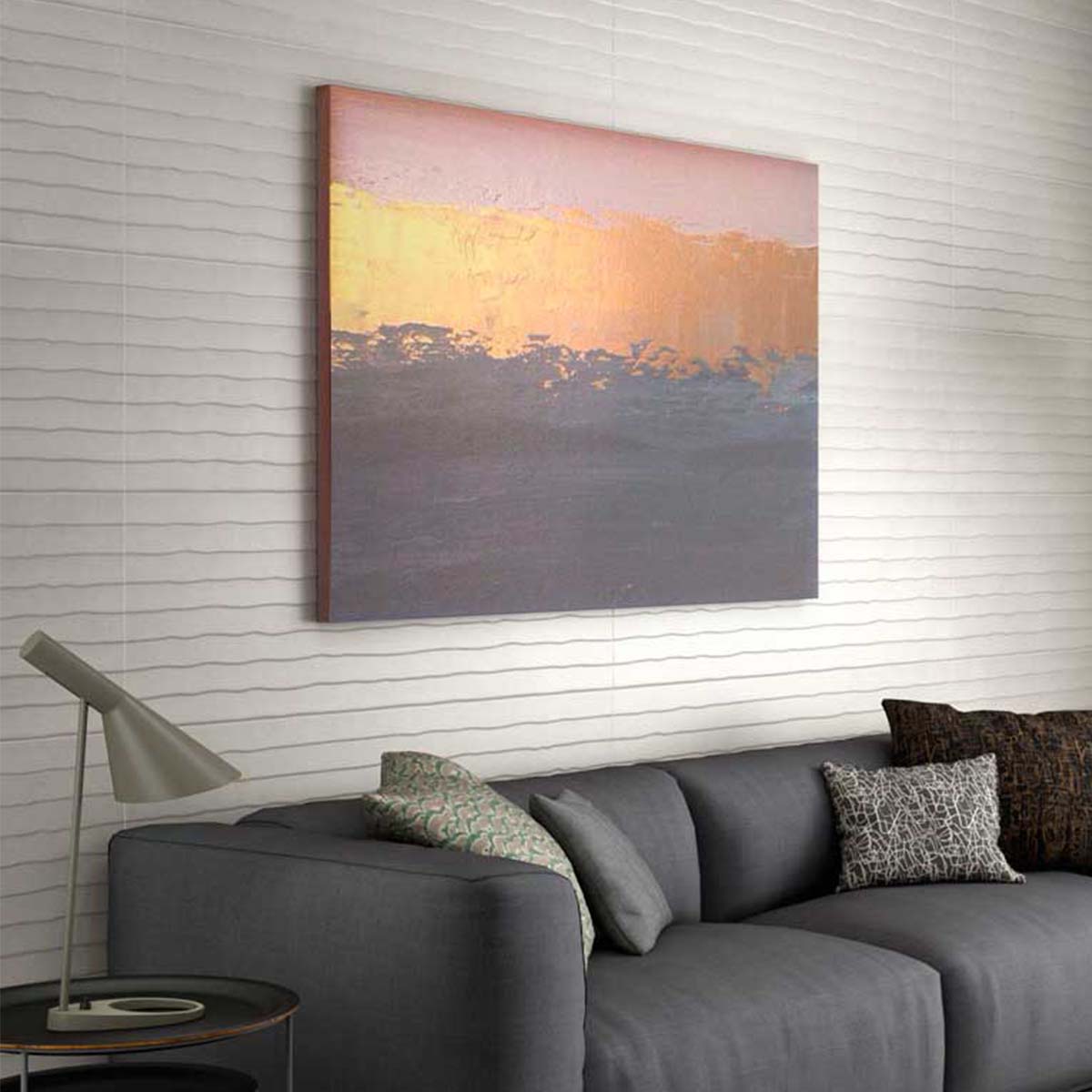 Moonlight Blind Ceniza Ceramic Tile 750x250mm