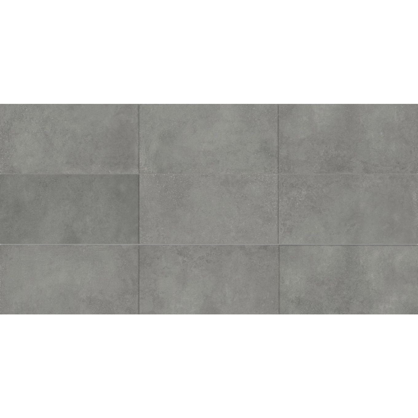 Hamburg Grey Matt Porcelain Tile 600x1200mm