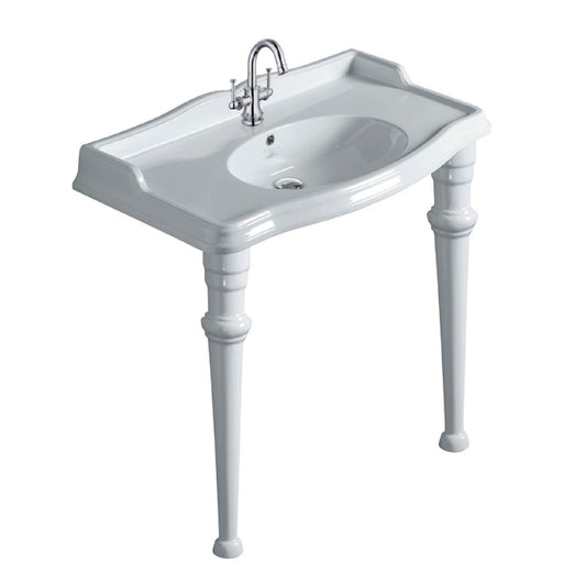 Alaric Console Basin with Ceramic Legs