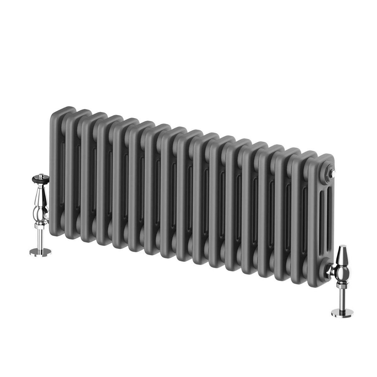 Upton Grey Quadruple Horizontal Column Radiator 300x785mm