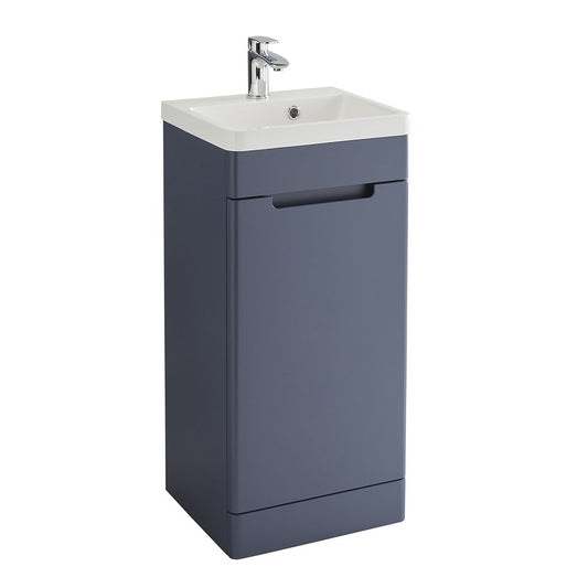 Elegant Haven Selkirk 400 Loch Blue Floor Standing 1 Door Unit And Basin 53703-