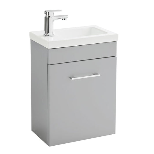 Elegant Haven Lomond 400 Wall Mounted Matt Stone Slim Unit And Armastone Basin 57017-