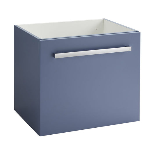 Elegant Haven Lomond 600 Wall Mounted 1 Drawer Storm Blue Unit With Internal Drawer