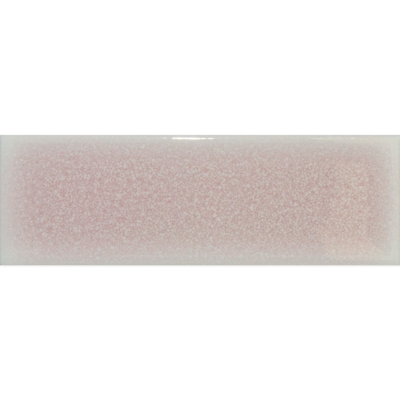 Santa Cruz Base Pink Gloss Brick Tile 200x65mm