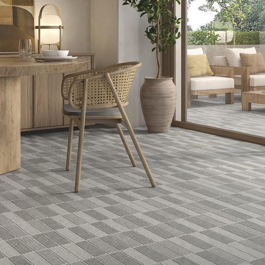 Teide Grey Matt Porcelain Stone Tile 600x400mm