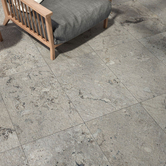 Kratos Dark Stone Effect Porcelain Tile 450x650mm