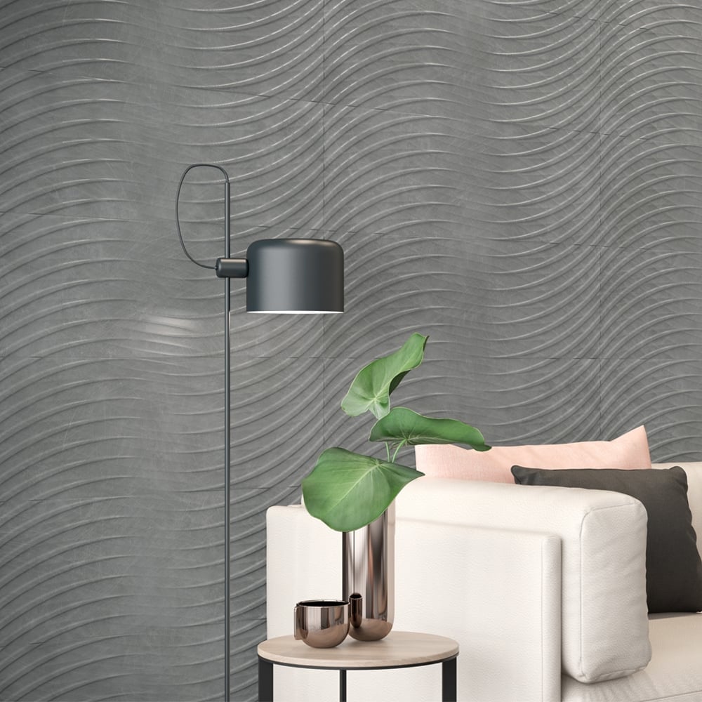 Como Grafito Decor Matt Ceramic Tile 300x900mm