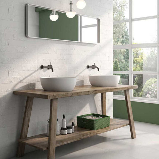Align Blanco Brick Ceramic Tile 333x550mm