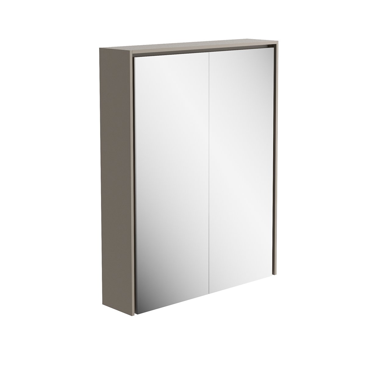 Newbury French Grey LED Mirrored Wall Cabinet 550mm