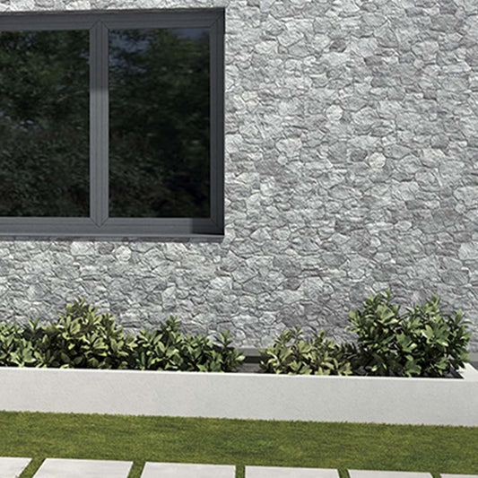 Topeka Grey Stone Wall Porcelain Tile 320x890mm