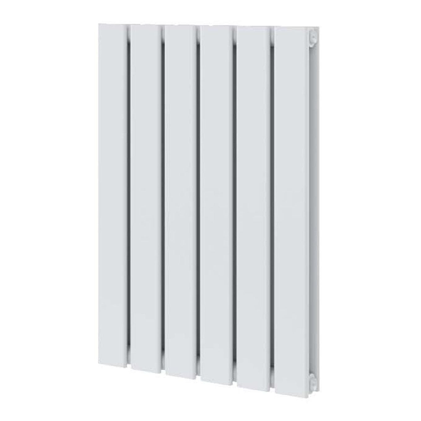 Perth White Double Vertical Flat Panel Radiator 600x408mm