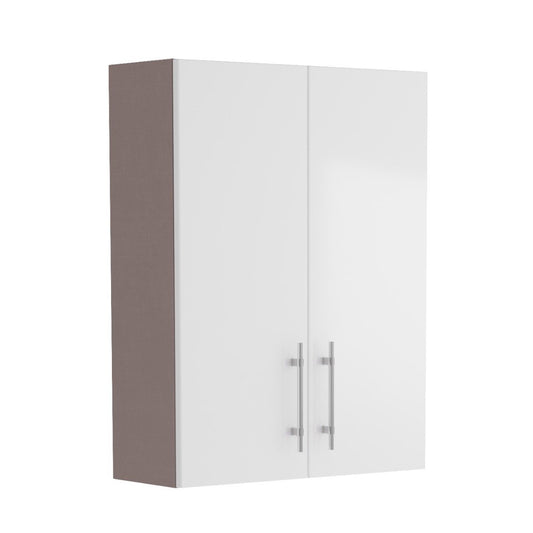 Surrey White Gloss Double Door Fitted Furniture Cabinet 500mm