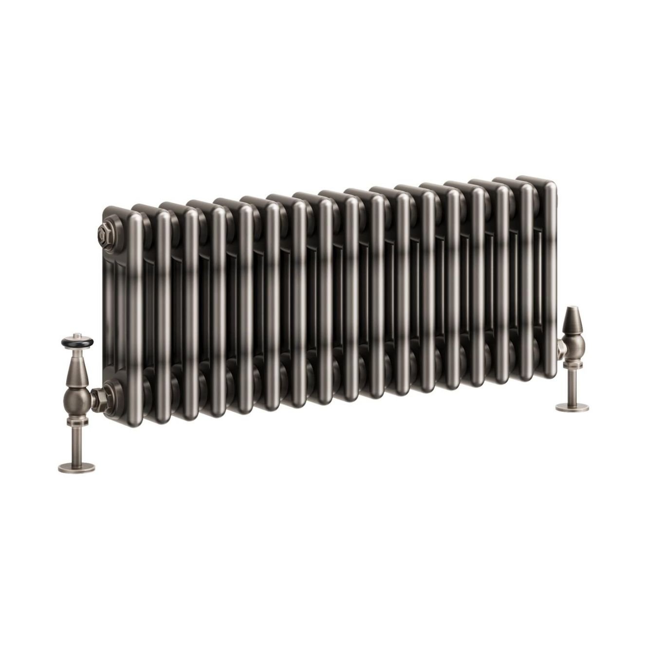 Clement Raw Metal Triple Horizontal Column Radiator 300x785mm