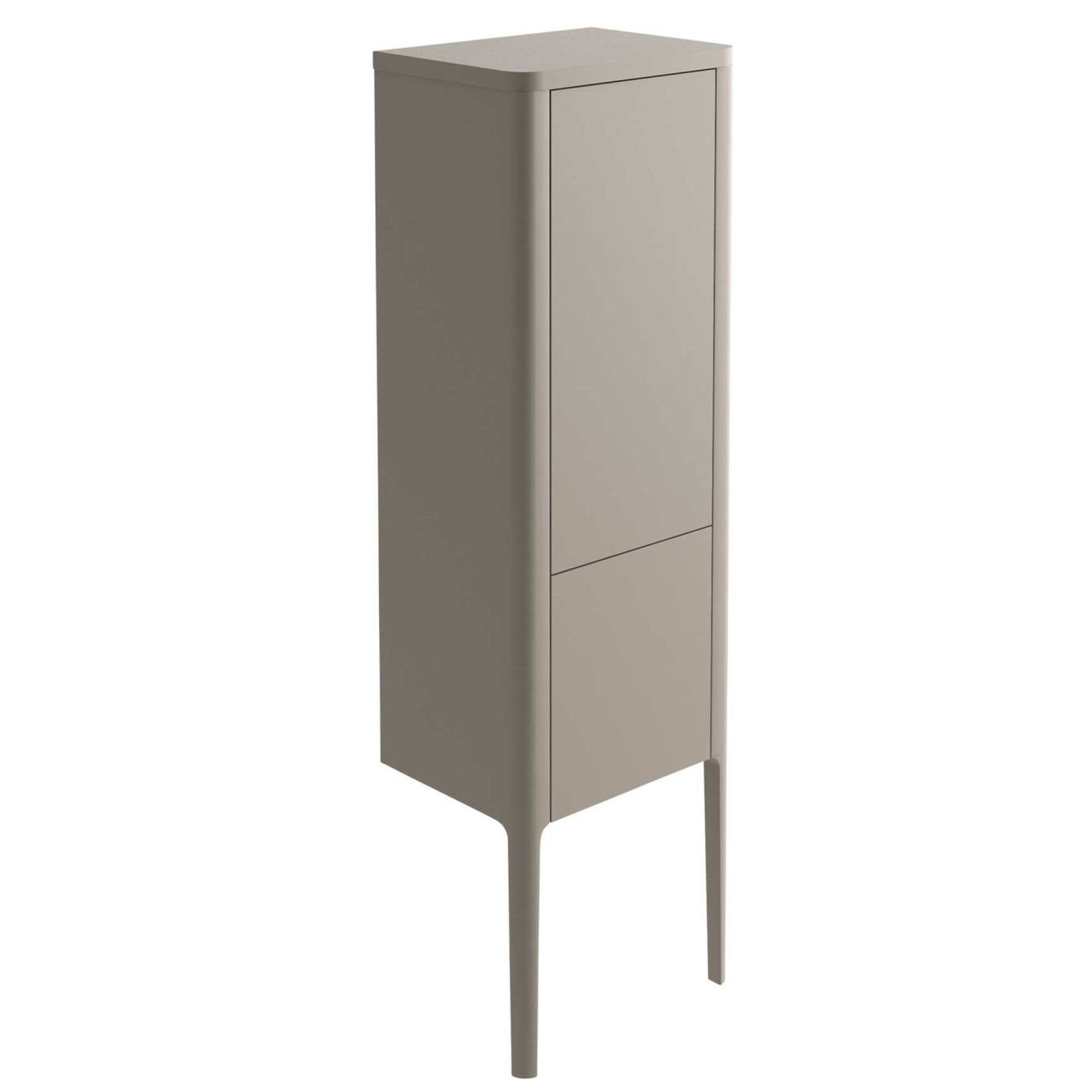 Stonehouse French Grey Floor Standing Tall Storage Cabinet