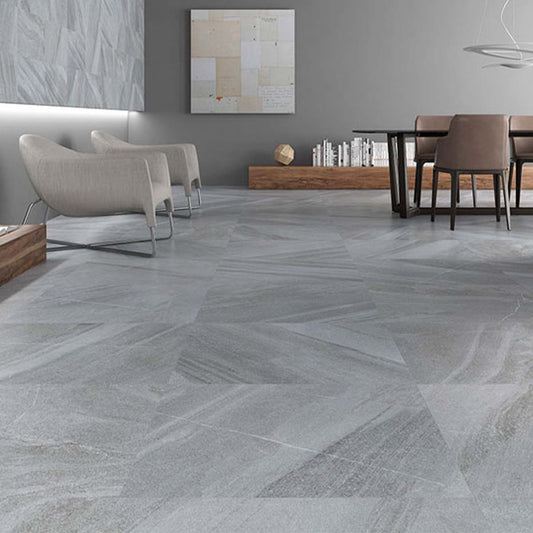 Cave Gris Stone Effect Indoor Porcelain Tile 600x600mm