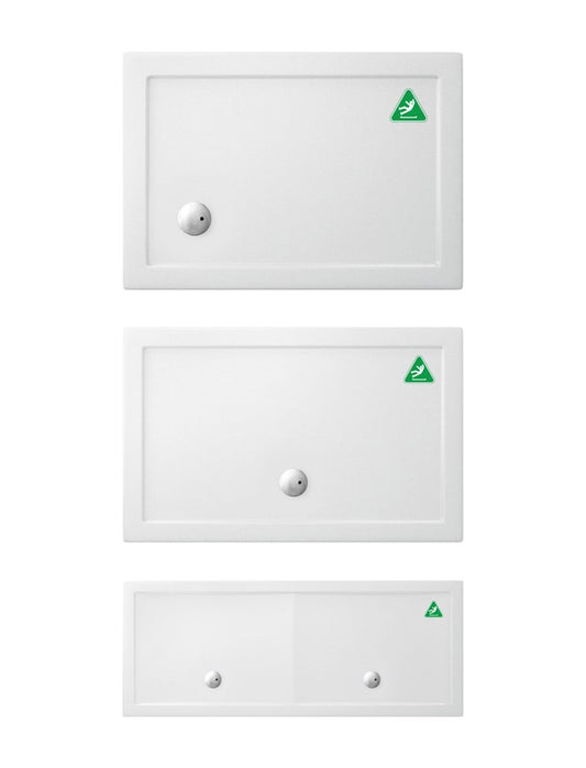 Rectangular 35mm Anti-Slip Acrylic Shower Trays