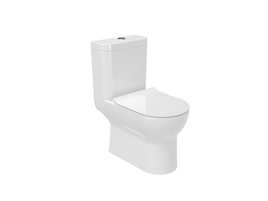 AIR close coupled WC pan, cistern & slim seat pack