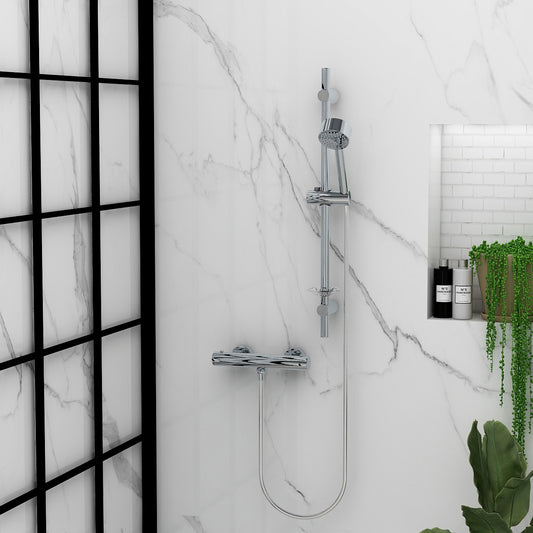 Arco single outlet bar valve with Xcite rail kit with single function handset (KI460)