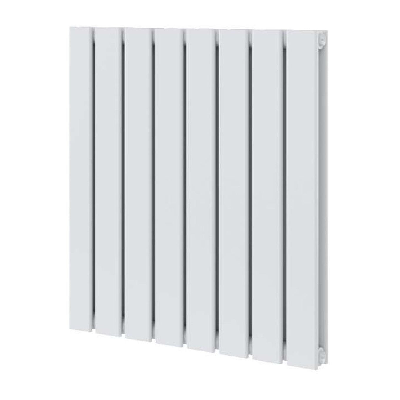 Perth White Double Vertical Flat Panel Radiator 600x544mm