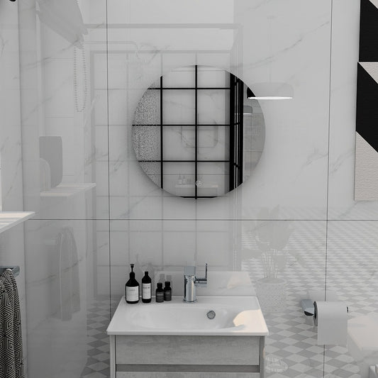 Alma 480mm Round Illuminated Mirror with Demista