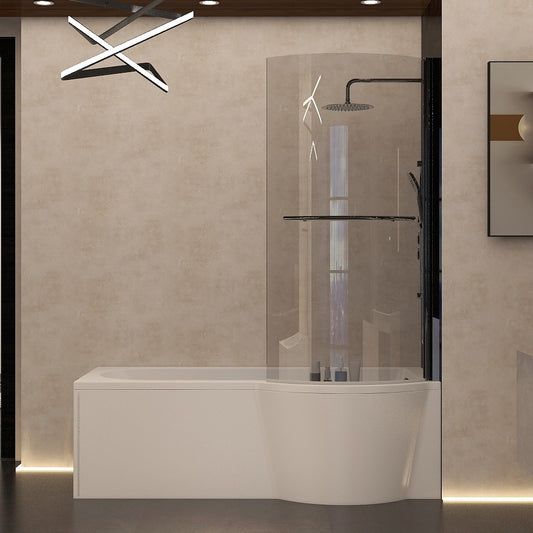 Imex Premiercast Multi layer Reinforced Arco 1700 Right Hand Shower Bath