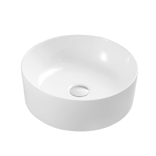 Affi White Round Countertop Basin