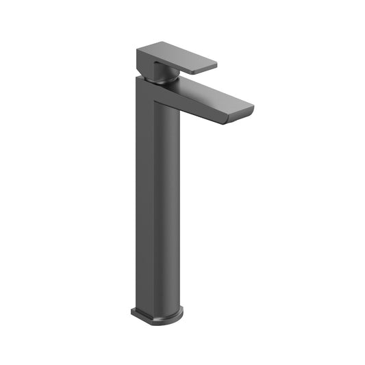 Zena Gunmetal Tall Basin Mixer Tap