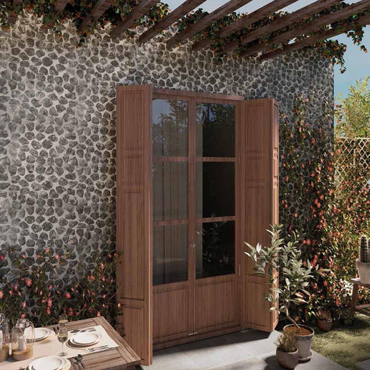 Cristianos Matt Grey Stone Wall Tile 600x400mm