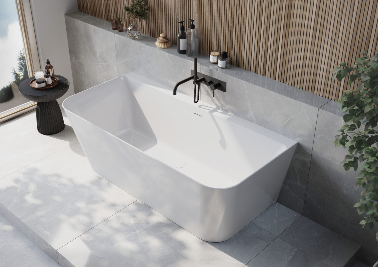 Porto Back-to-Wall Bath