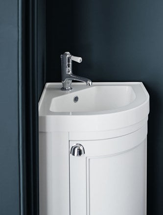 Freestanding 43cm Corner Vanity Unit