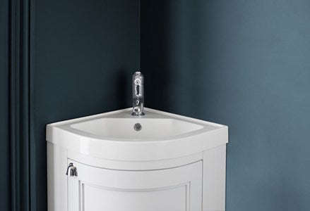Freestanding 43cm Corner Vanity Unit