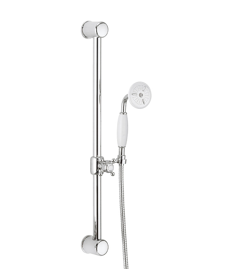 Belgravia 600mm Slide Rail Handset & Hose