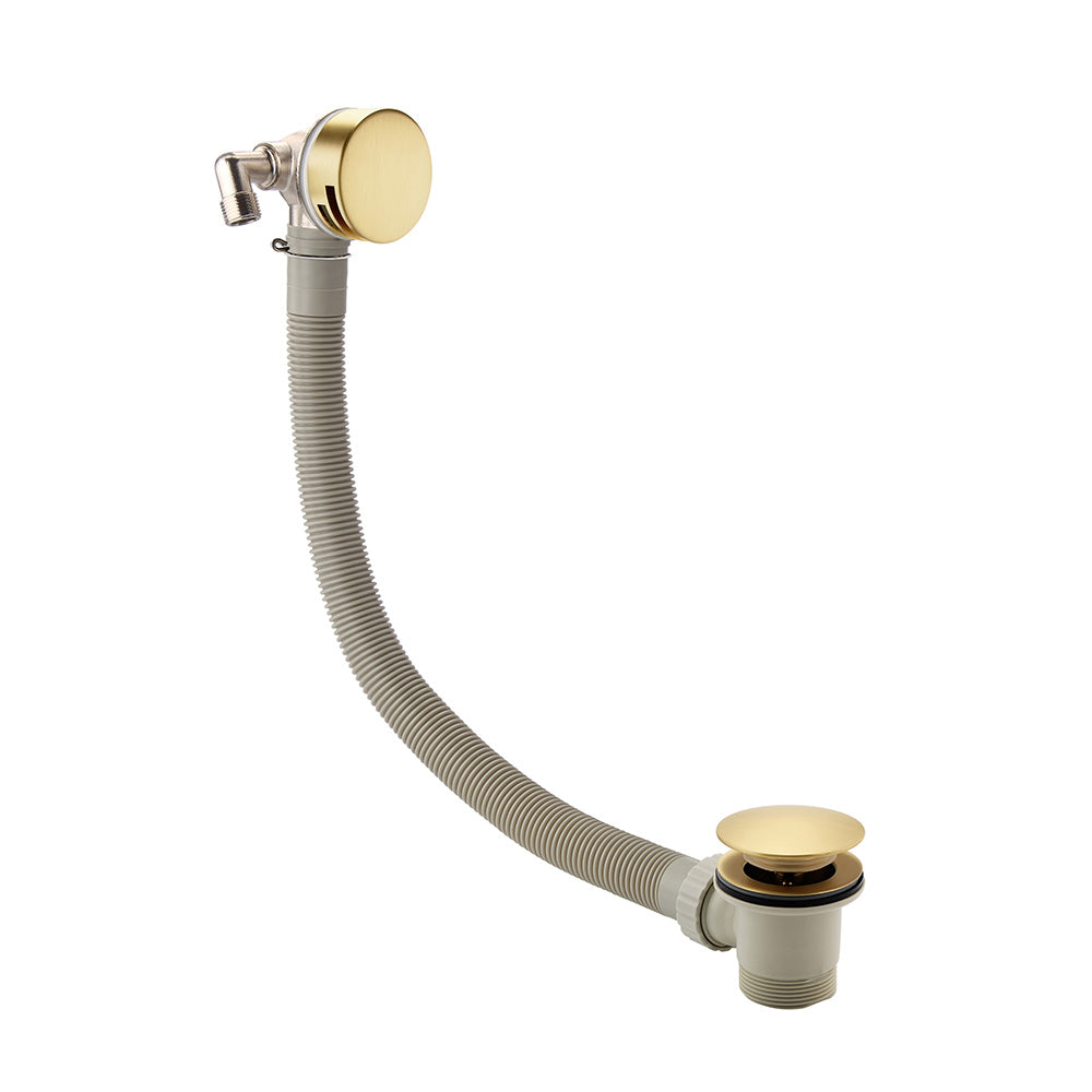 bath filler waste and overflow – Brushed Brass