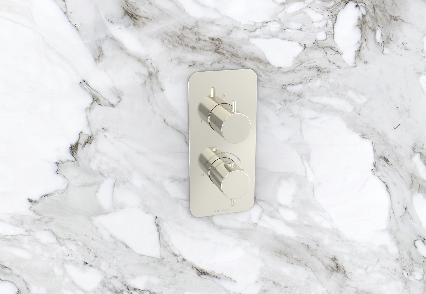 EDEN 2 way thermostatic shower valve kit in portrait