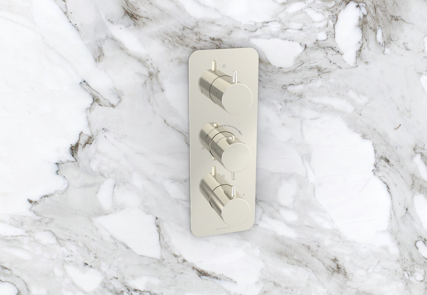 EDEN 3 way thermostatic shower valve kit in portrait