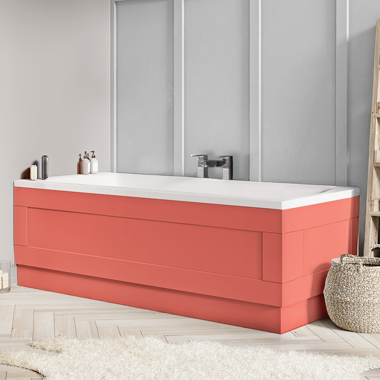 Arundel Traditional Rose Front Bath Panel 1800mm