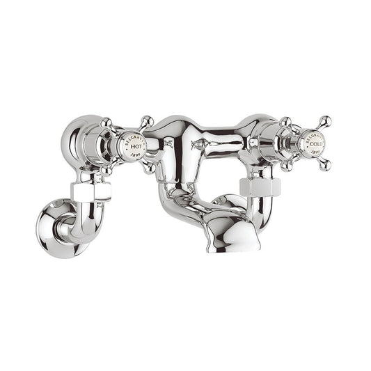 Belgravia Crosshead Bath Filler with Wall Unions