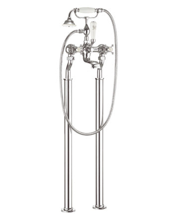 Belgravia Crosshead Bath Shower Mixer with Kit & Legs