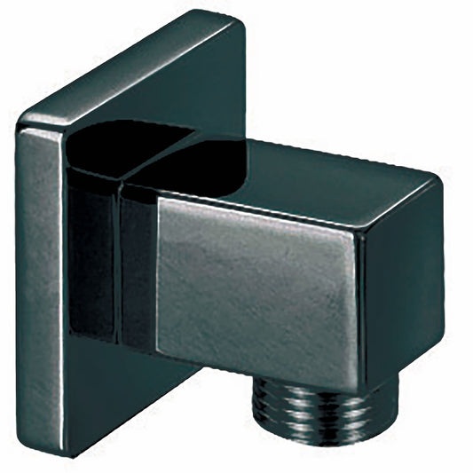 Black Square Outlet Elbow