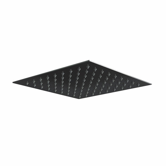 Black Square Shower Head 200mm